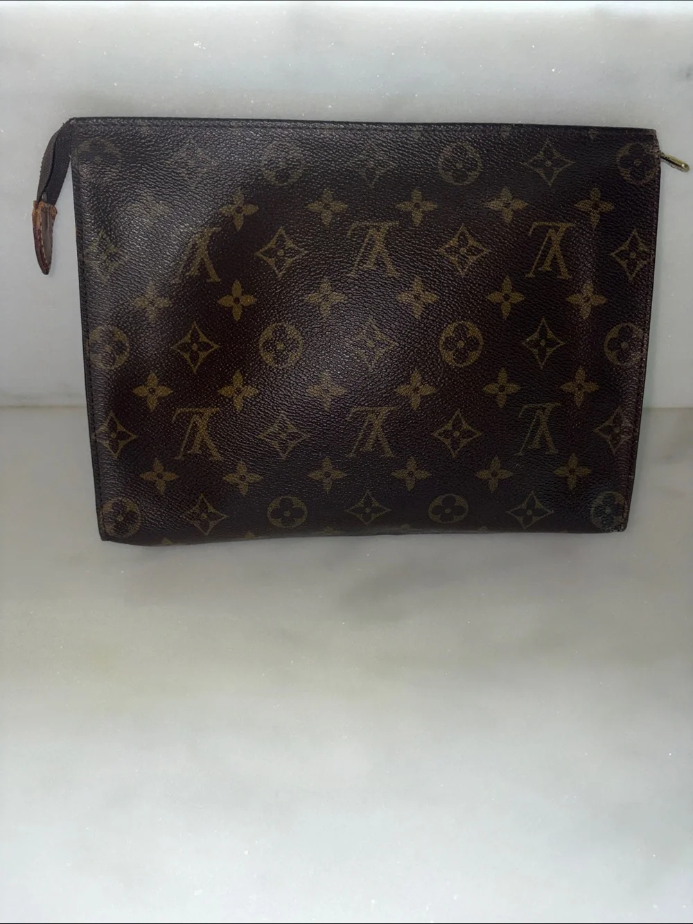 Louis Vuitton Monogram Canvas Toiletry 26 Pouch in Brown and Tan